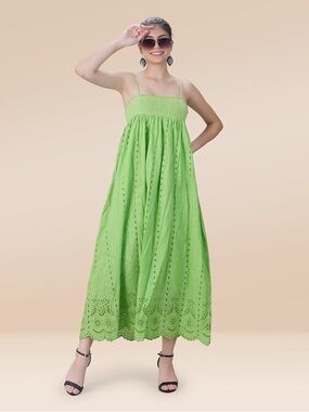 Zara | Dresses | Nwt Zara Green Pleated Knit Combination Dress Midi Maxi  Sleeveless Medium | Poshmark